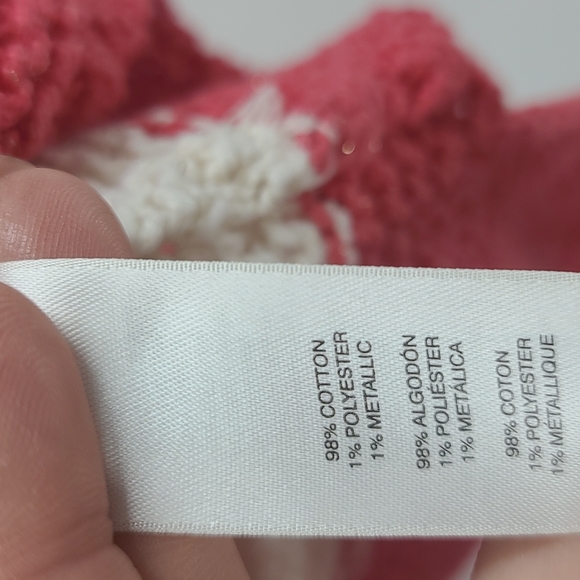 Chicos coral and white colored sweater - Picture 4 of 4